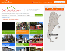 Tablet Screenshot of decabanias.com